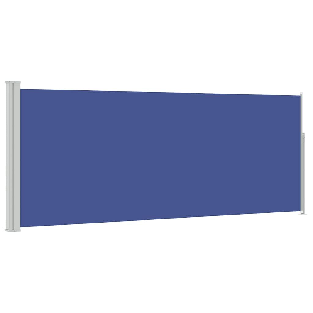 vidaXL Retractable Side Awning 120x300cm Blue Garden Privacy Screen Blind โ image 1