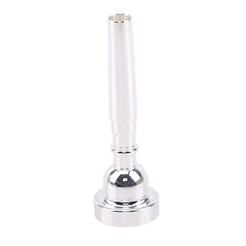Iumer 3C 5C 7C Trumpet Mouthpiece Copper Material Trumpet Accessories Parts,Silver 7C #TOP2
