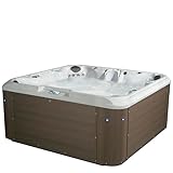 Amplified 100-Jet 7-Person Non-Lounger Spa with Bluetooth Stereo and 3 Pumps by Aqualife by Strong Spas