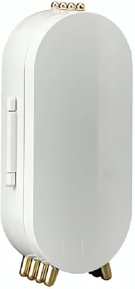 Porta Joia Expositor Com Espelho e Divisórias Dobrável