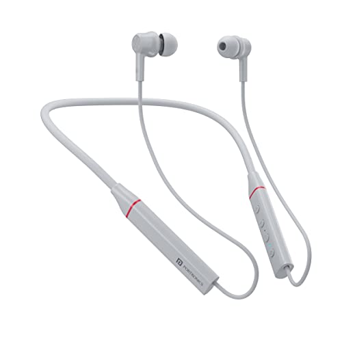 Image of Portronics Harmonics 400 Bluetooth Wireless Sports Headset with 12Hrs Playtime, Type-C Charging Port, Magnetic Latch, Voice Assistant(Grey)