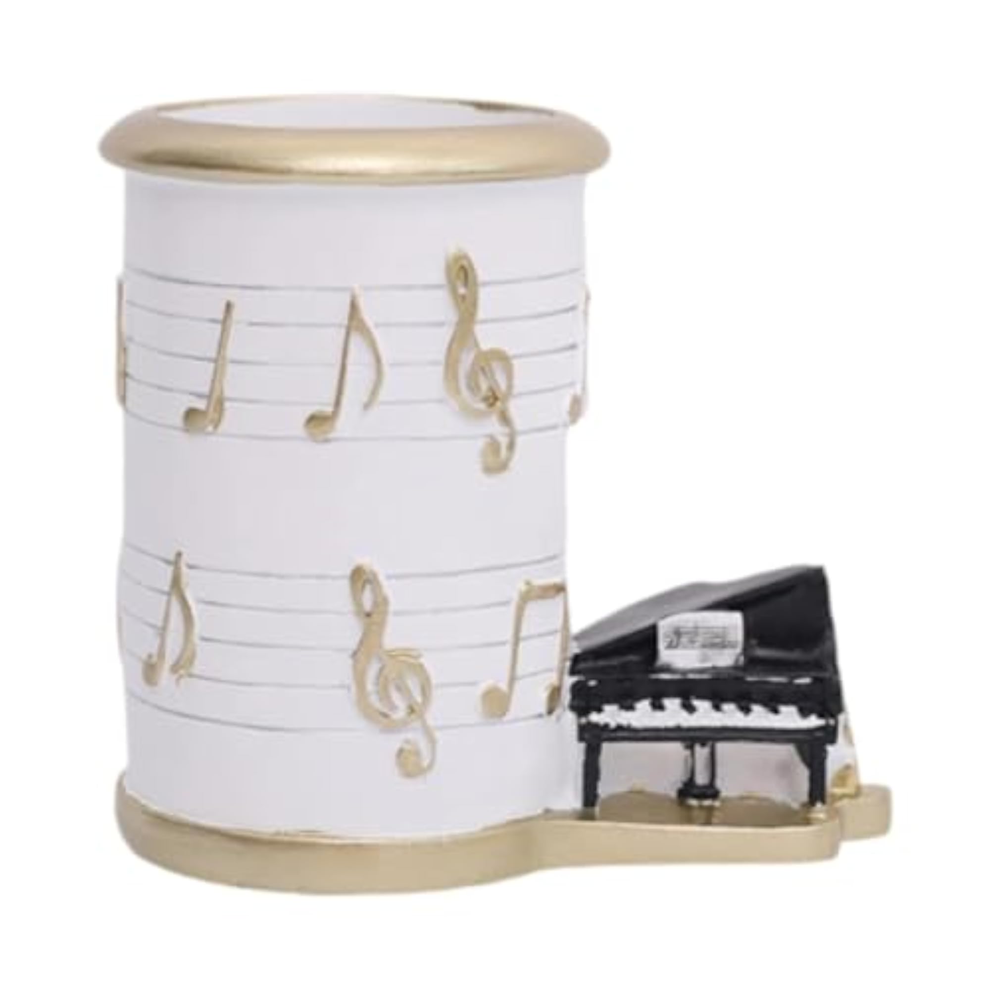 Makeup Brush Organizer Note Line Home Decor Gold