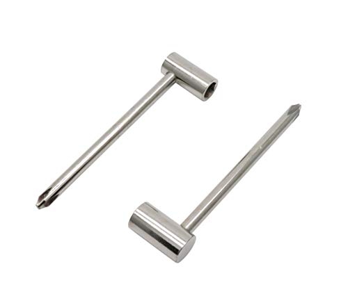 Timiy 2pcs Metal 7mm & 8mm Guitar Truss Rod Repair Adjustment Wrench Tool Kit for Gibson