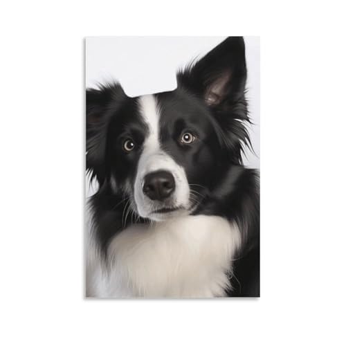 Toile Border Collie HEBVNJF poster de décoration murale pour salon
