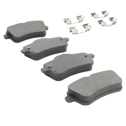 Image of QUALITY-BUILT Rear Semi-Metallic Brake Pads, Premium 1001-1630M, Compatible with 2012-2020 Mercedes-Benz (CLA45 AMG,GL350,GL450,GL500,GL550,GLA45 AMG,GLE300d,GLE350,GLE400,GLE43 AMG,GLE550e,GLE63 AMG)