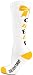 Chassé Girls' Knee-High Bow Sock White/Gold/Black Youth