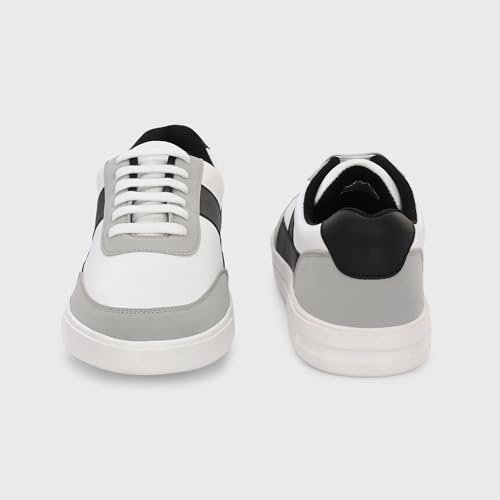 Image of Centrino Canvas Shoes for Men Sneakers | Casual Shoes for Man Stylish | Lightweight Lace-Up Design with Cushioned Insole | Breathable Comfortable Walking Shoes | Anti-Skid Sole | Mens Sneaker Shoes (3211)