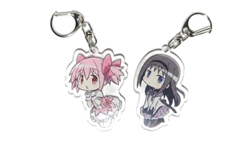 Madoka and Homura Keychains