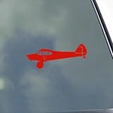 Piper PA-18 Super Cub Pilot Side View Vinyl Sticker Decal by KLO Graphics Bush Flying Banner Glider Towing Freight