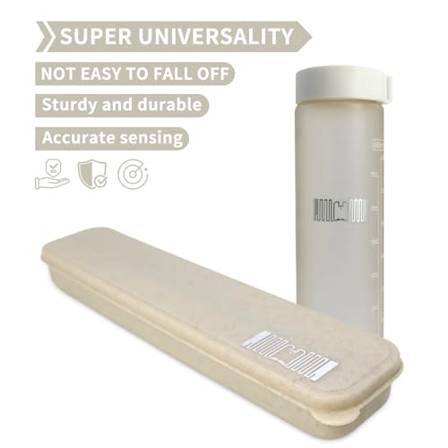 Image of UHF RFID Tag Sticker, 100PCS 860~960MHz Security Tags Long Range Distance ISO /IEC 18000-6C 96 Bits for Retail Anti-Theft Antenna Systems (Small RFID Sticker)