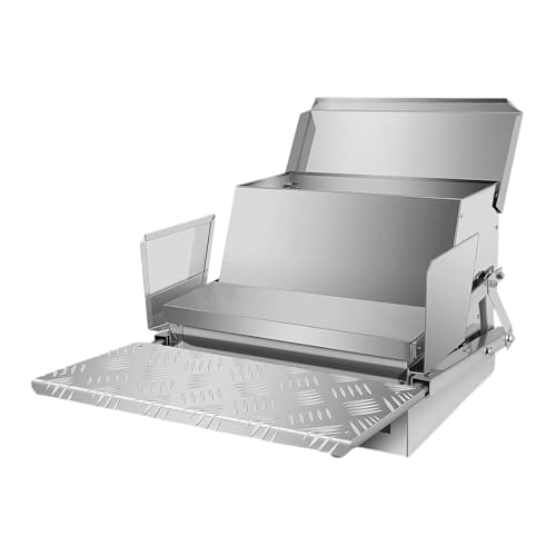 Comedero automático para pollos y aves de corral, acero galvanizado, resistente a la intemperie y a prueba de derrames, ideal para faisanes y otras aves