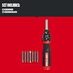 CRAFTSMAN Ratcheting Screwdriver, SpeedDrive, 2” Double Ended Bits Included, Handle Holds Up To 6 Bits (CMHT68129) - Image 2