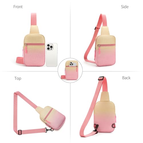 Image of Birthday Back to School Gifts for Teen Girls 8-12, Fanny Pack Crossbody Bag | 8 9 10 11 12 Year Old Girl Birthday Gifts, Kids Sling Bag Purse Travel Essential, Preppy Fashion Tween Girl Gift Trendy Stuff