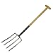 Produktbild Xclou Garden Spatengabel Promo 341014, Dunggabel mit 4 Zinken, für alle Boden- und Gartenarbeiten, geeignet zum umgraben, ausheben, auflockern und Umsetzen von Erdreich, Gesamtlänge der Gabel: ca. 107 cm