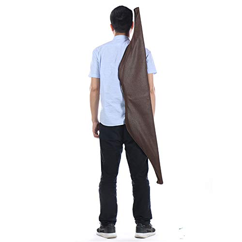 Unistrengh Traditonal Longbow Case Recurve Bow Bag Pu Leather Brown One-Piece Bow Cases (69.3Inch(176Cm)) #TOP7