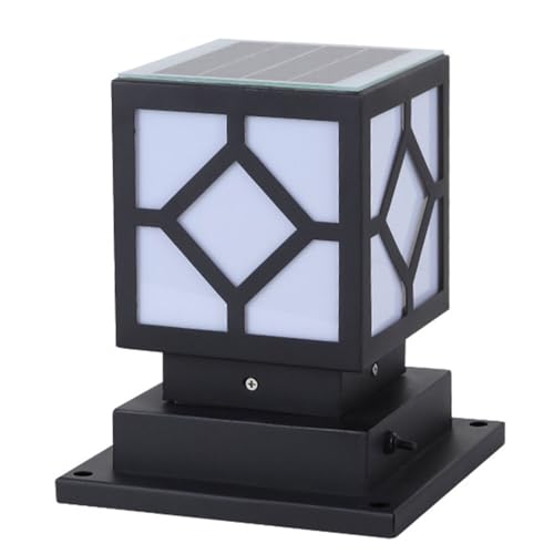 Lampe de jardin solaire pour baliser le porche d'une villa ou une clôture de terrasse