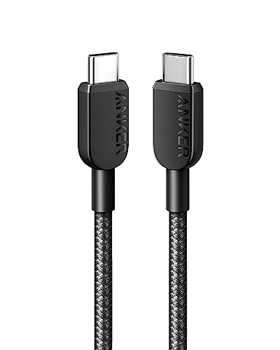 Anker USB C to USB C Charger Cable (3 ft / 0.9 m), 60W USB 2.0 Type C Cable, Fast Charging Power for iPhone 17/16/15, iPad Pro, Samsung Galaxy, MacBook Pro,and More