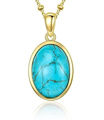 Yellow Gold Plated Turquoise