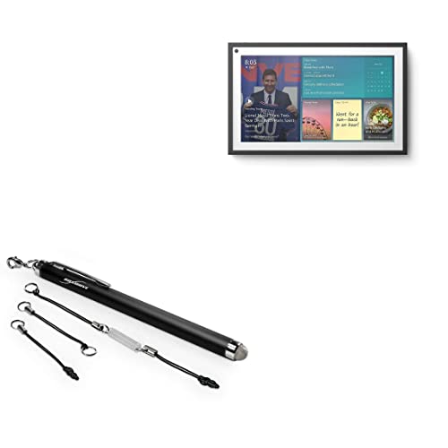 BoxWave�X�^�C���X�y�� Amazon Echo Show 15 (BoxWave���X�^�C���X�y��)�Ή� - EverTouch �Ód�e�ʎ��X�^�C���X �t�@�C�o�[�`�b�v �Ód�e�ʎ��X�^�C���X�y�� Amazon Echo Show 15�p - �W�F�b�g�u