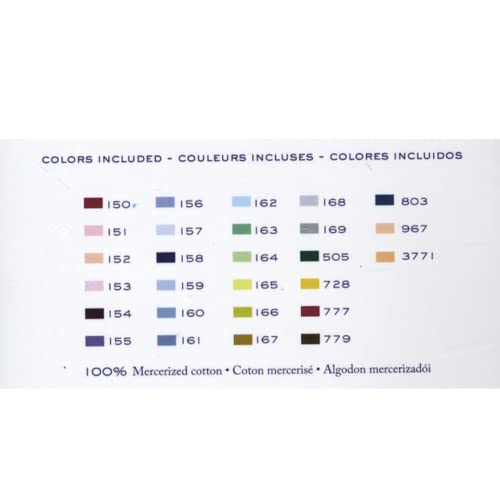 Image of DMC Embroidery Floss Kit, DMC Gold Collection Embroidery Thread Pack,27 Colors Bundled with Rylei Crafts Plastic Floss Bobbins,Cotton Cross Stitch Threads,Premium Supplies for Embroidery String /Yarn