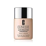 clinique anti blemish solutions make up preisvergleich  Clinique Anti-Blemish Solutions Flüssige Foundati on NR. 02 - FRESH IVORY 30 ml