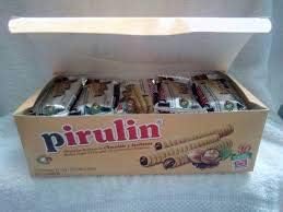 Barquilla rellena de chocolate y avellana, caja 25 Unds, 16g c/u