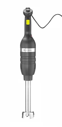 HENDI Batidora de mano, brazo batidor: 300mm, velocidad variable: 4000 a 16000 RPM, procesa hasta 30L, batidora de brazo, de inmersión, ø100x(H)716mm, 230V/350W, acero inoxidable, poliamida