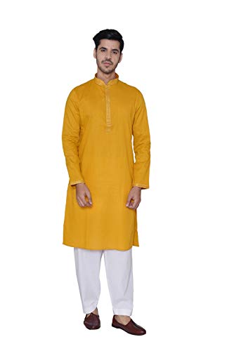 Image of Manthan Art Silk Kurta for Men