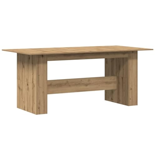 vidaXL Table à Manger chêne Artisanal 180x90x76 cm Bois d'ingénierie, Table, Table de dîner,...