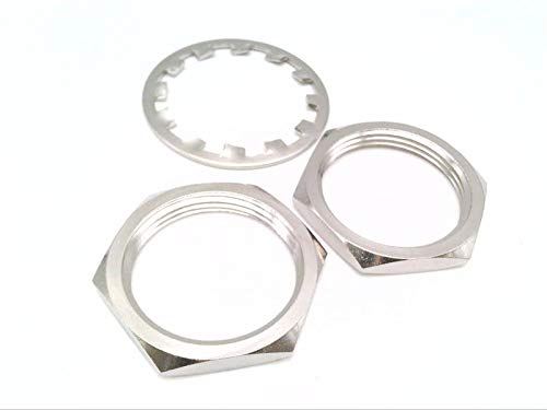 RADWELL RAD-M30-NUTS/WASHER-SET-NPB CONTAINS 2 NUTS & 1 WASHER, FITS M30 STYLE SENSORS, NUT & WASHER SET, NICKEL PLATED BRASS