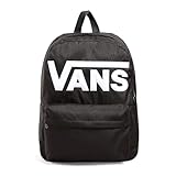 Vans Hombre Mochila Clásica Old Skool De 22 Litros, Black/White, One Size