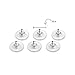 Unisex Bullet Clutch Style Safety Backs Sterling Silver Earring Backing for Posts Earrings Backs with Stabilizer Pad Bundle Set of 3