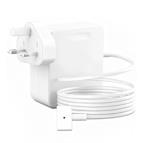 45W T-Tip Super Fast Charger，Compatible with Mac Book Pro charger，laptop adapter, Compatible with Macbook Air 11 and 13 inch (2012-2017) models A1435, A1436, A1465, A 1466, laptop charger