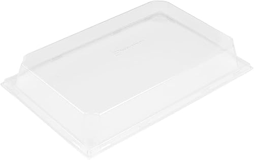 Miniatura 2 de Matsuri Vision - Tapa de plástico transparente se adapta a bandeja grande de sushi caja de 100 unidades