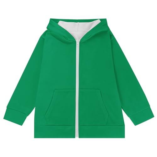 Oversized Zip up Hoodie for Girls Trendy Youth Hooded Sweatshirt Fall Cute Kid Y2k Jacket Casual Winter Teens Clothes3