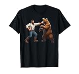 Man Fighting A Bear