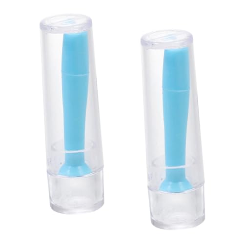 Homoyoyo 2 Unidades De Accesorios Para Lentes De Contacto Portátiles Rgp Práctico Aplicador De Gel De Sílice Color Azul