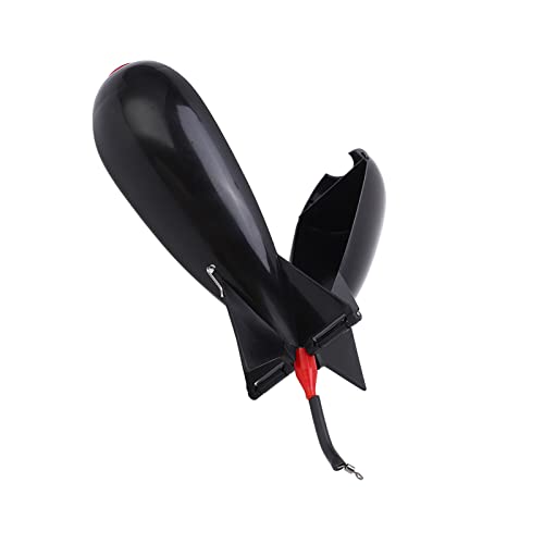 Lure Bait Holder Carp Feeder Bait Holder Bomb Lure Bait Holder, Bait Carp Feeder Carp Feeder Bait Holder for Fishing Artificial Bait (Black)