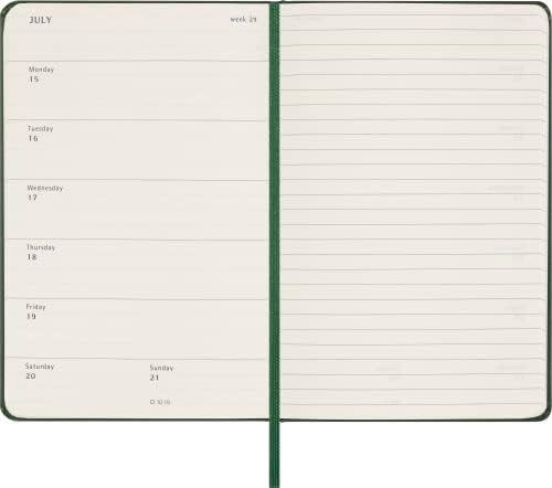 AGENDA SEMANAL 2024 POCKET VERDE MIRTILO TAPA DURA