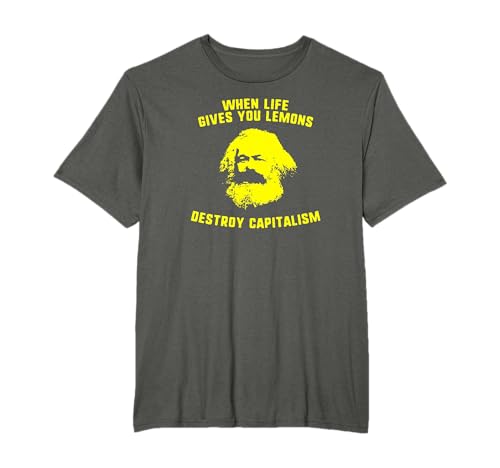 Cuando la vida te da limones destruir el capitalismo Karl Marx Camiseta
