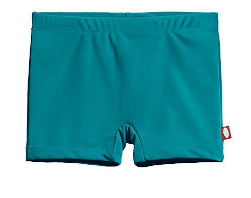 Image of Made in USA Big Girls' Swimming Suit Bottom Boy Short Made with Recycled Fabric, UPF50+ Sun Protection for Beach Pool Summer