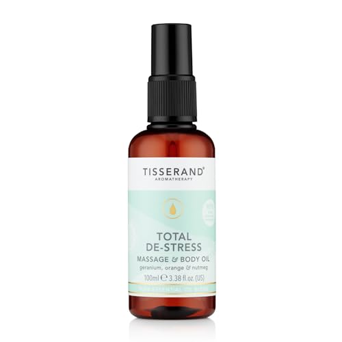 Tisserand Total De-Stress Massage & Body Oil, 100ml
