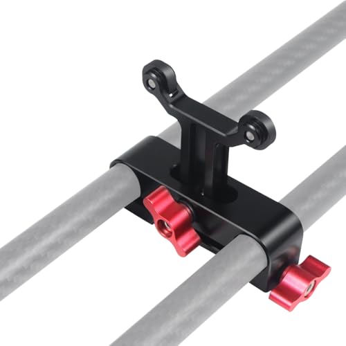 NovelGoal Lens Support Adjustable Long Lens Support Bracket Camera Rail