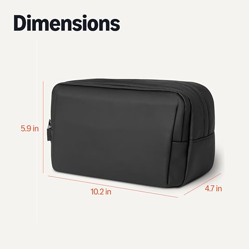 Amazon Essentials Large Travel comsmetic Bag Shaving Bag Dopp Kit black - Image 6