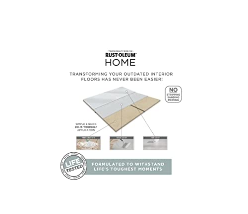 Rust-Oleum 100806 Home Floor Coating Kit White #TOP2