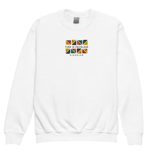 Time Is Priceless - Youth crewneck sweatshirt - Pan-African - Unite