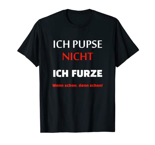 Homme Furz Gaspups Machine à gazéifier pour homme avec inscription Derbe Sprüche Pupsen Furzen T-Shirt