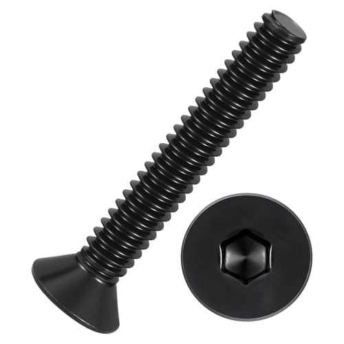 Kozelo 20pcs Vis #10-24x1-1/4, Tête fraisée inox