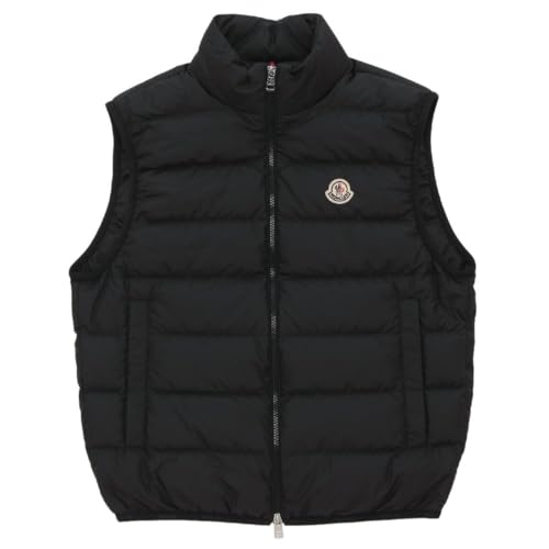 [モンクレール] ダウンジャケット コート コントリン ダウンベスト ブラック メンズ 1A00136 54A81 999 CONTRIN BLACK アイコンパッチ スタンドカラー S [並行輸入品]