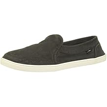 Sanuk Pair O Dice Womens Casual Flats Washed Black - 7